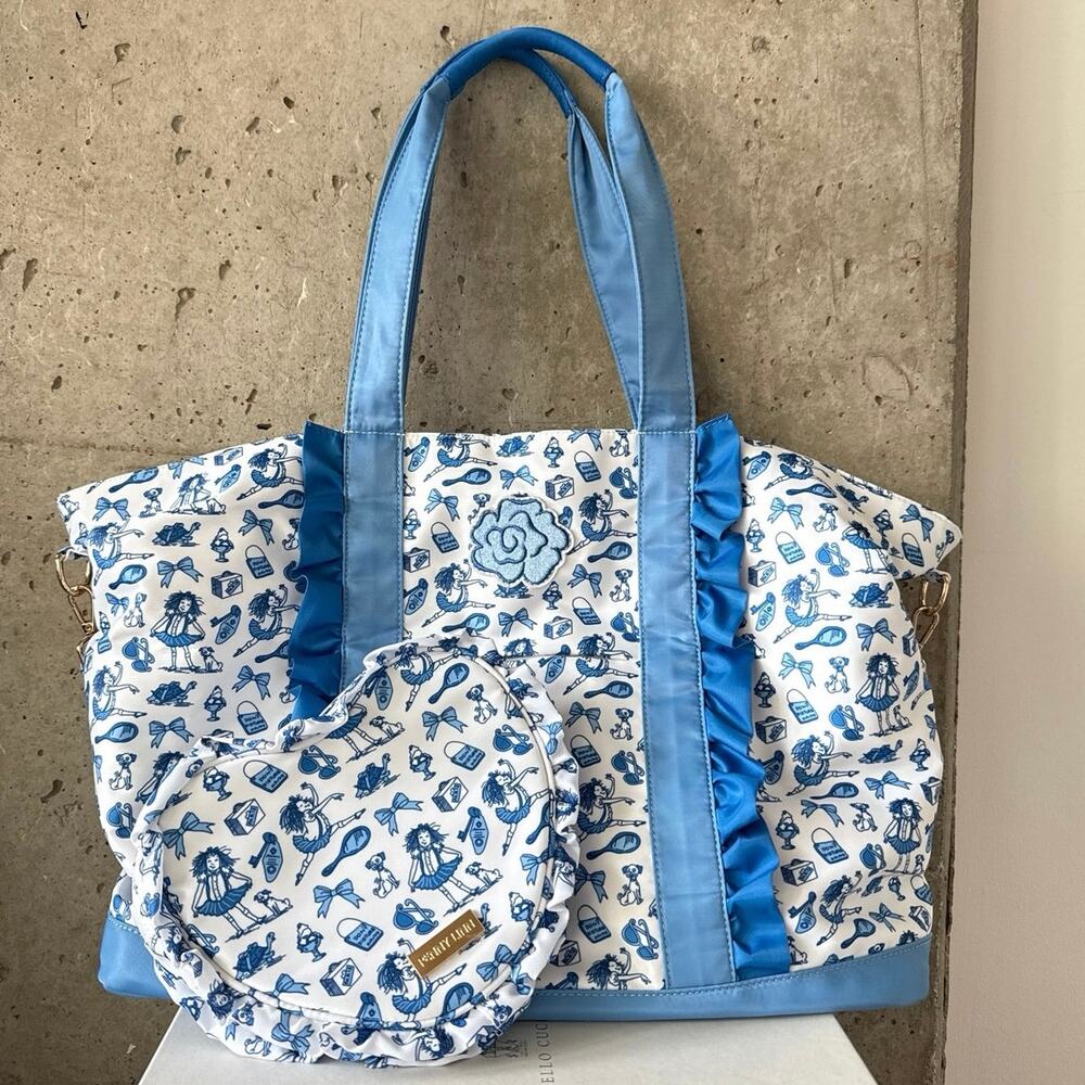 Penny Linn Eloise Toile Ultimate Tote & Eloise Toile Heart Ruffle Bag